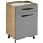 Küchenschrank Langen D60S1 möbelgriff beige