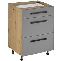 Küchenschrank Langen D60S3 möbelgriff beige