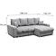 Ecksofa R/L hellgrau Whisper 17,7