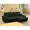 Ecksofa R/L grün  Whisper 11,8