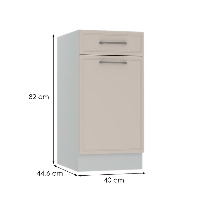 Küchenschrank Brit D40 S/1 beige