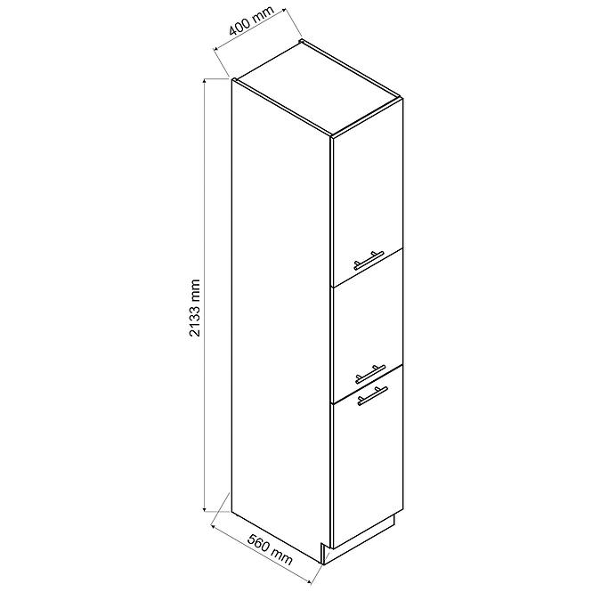 Küchenschrank Brit D40SŁ/2133 beige