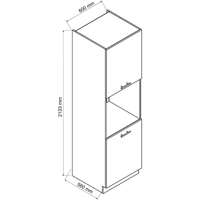 Küchenschrank Brit D60 PK/2133 beige