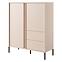 Kommode DAST hoch 2D2S beige