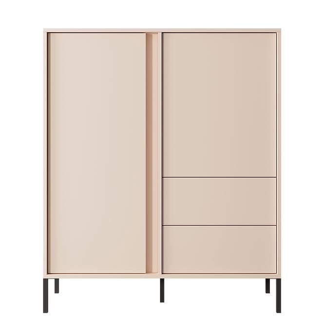 Kommode DAST hoch 2D2S beige