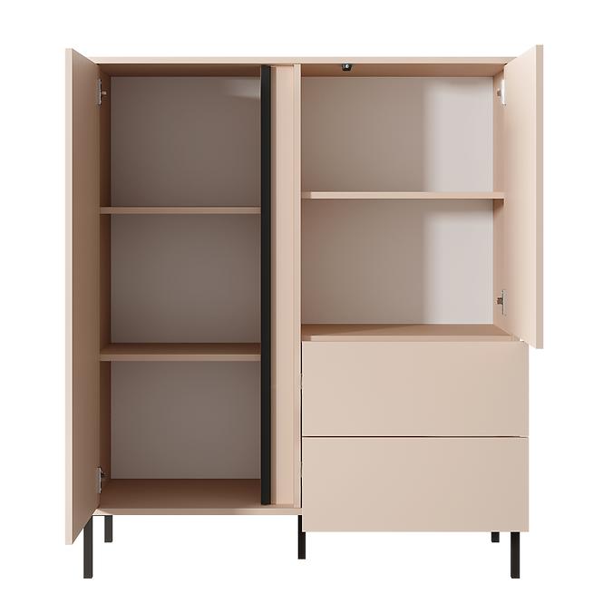 Kommode DAST hoch 2D2S beige