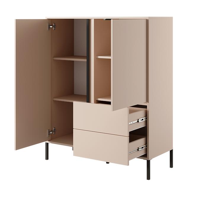 Kommode DAST hoch 2D2S beige