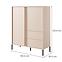 Kommode DAST hoch 2D2S beige,5