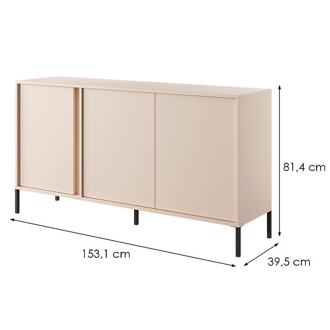 Kommode DAST 153 3D2S beige