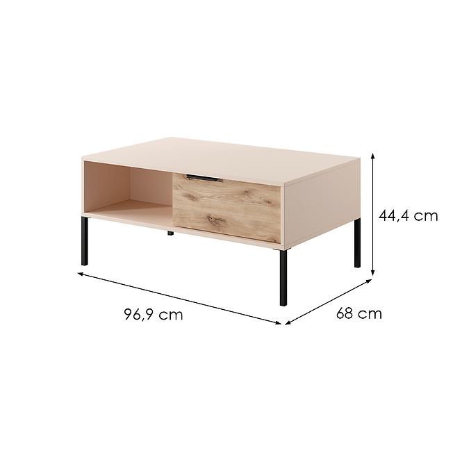 Couchtisch RAVE Beige/Viking-Eiche