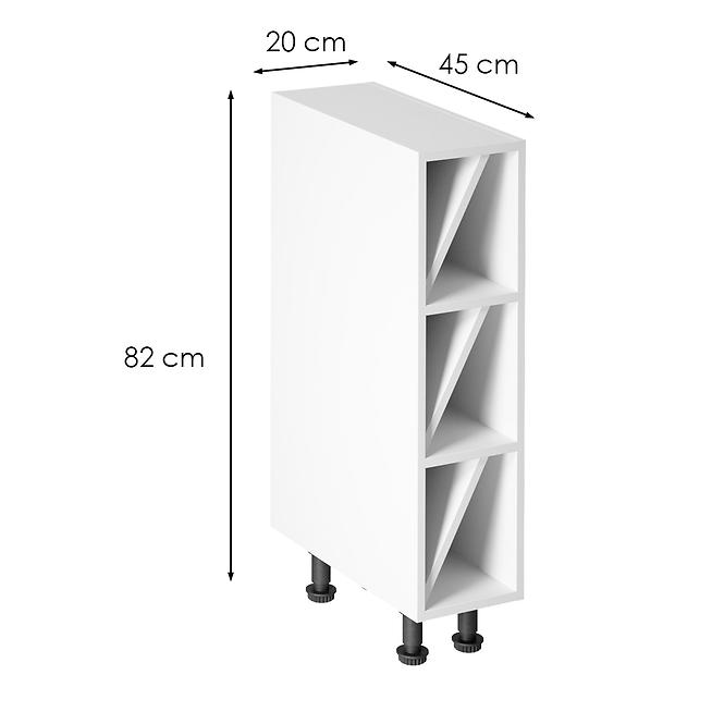 Küchenzeile linea d20w white