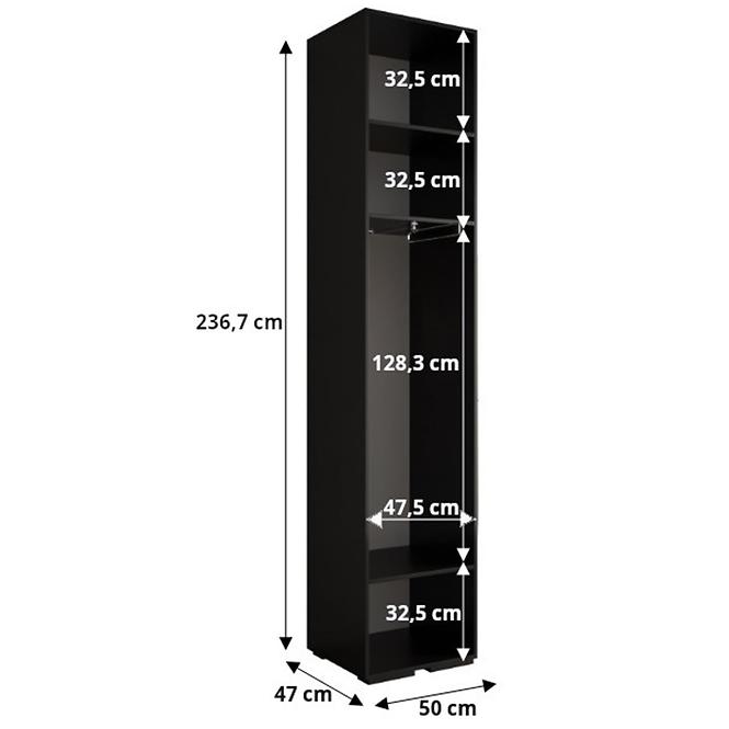 Schrank Ivo 1 50 schwarz