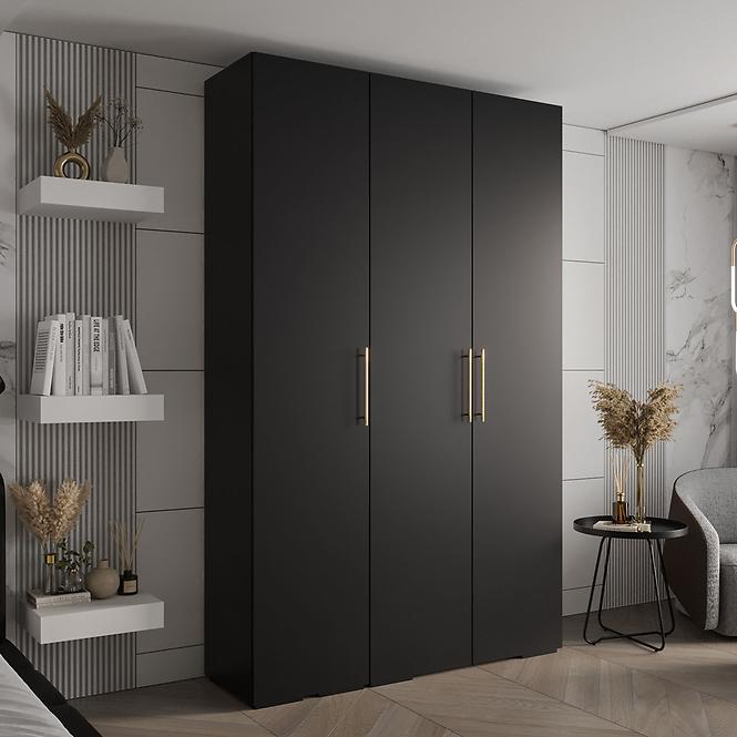 Schrank Ivo 3 150 schwarz