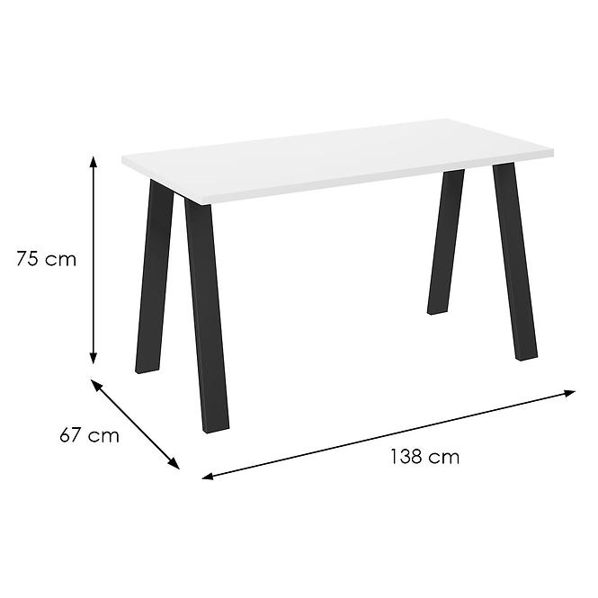 Essentisch Kleo 138x67 – Weiß