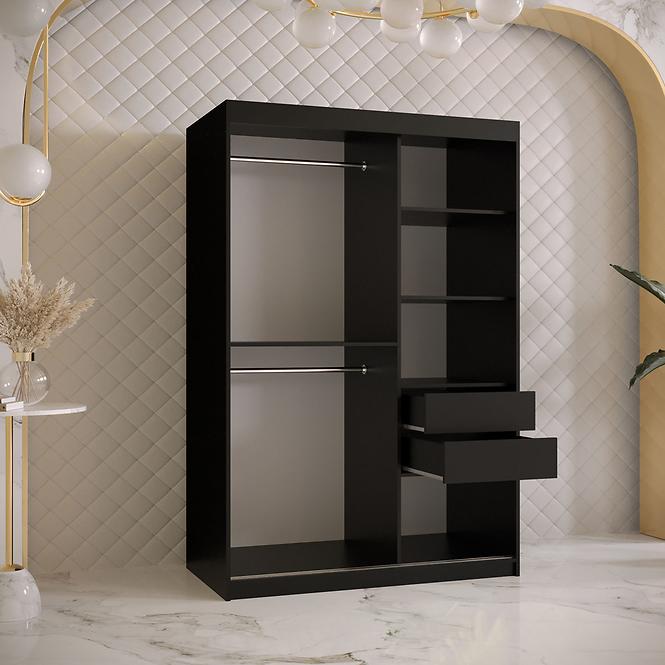 Schrank Gustavo 120 schwarz