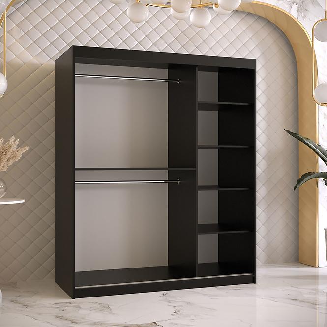 Schrank Gustavo 150 schwarz