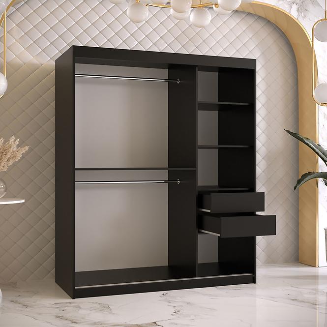 Schrank Gustavo 150 schwarz