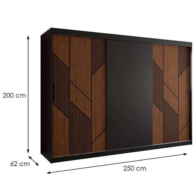 Schrank Strokkur 250 schwarz