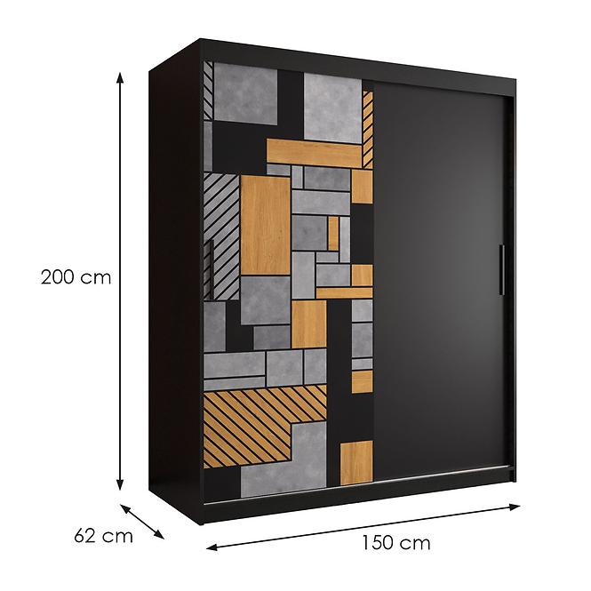 Schrank Walhalla 150 schwarz