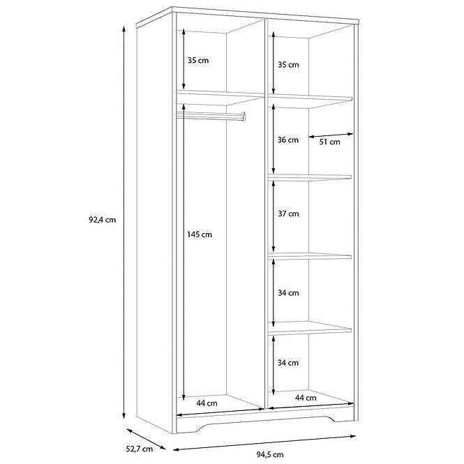 Schrank Jodaki JDKS821-D89