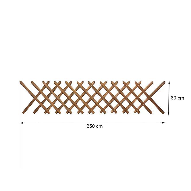 Jägerzaun 250x60