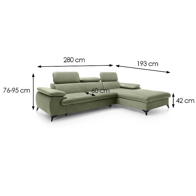 Ecksofa Belt P Element 11