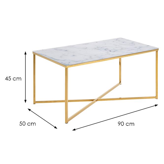 Couchtisch Sigma marmor 90x50