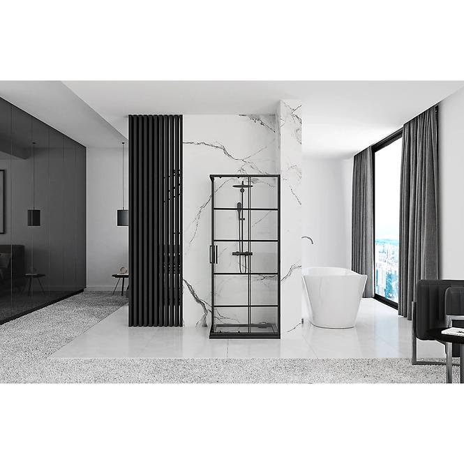 Duschkabine Concept Rea 100x80x190 black