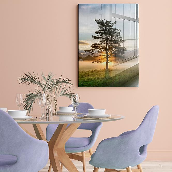 Bild Glasspik 50x70 GL374 Lone Tree