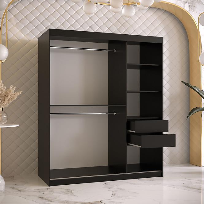 Schrank Prego 150 schwarz