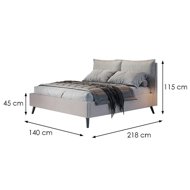 Bett Dantaria 140x200 Letto 80/Coco 83