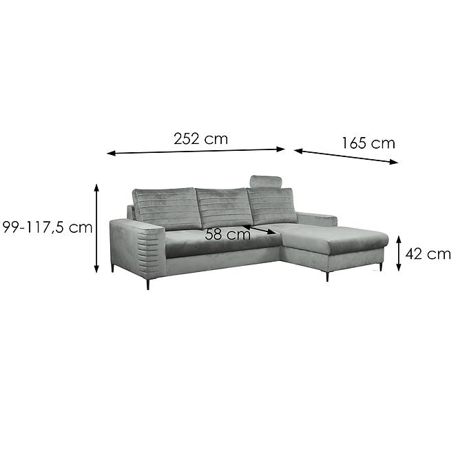 Ecksofa Colin P Velutto 16 