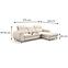 Ecksofa Bianco P Castel 04,7