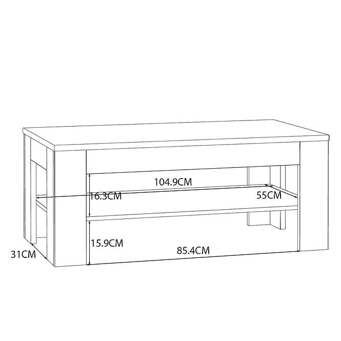 Couchtisch Killarney CFTT5016-D108