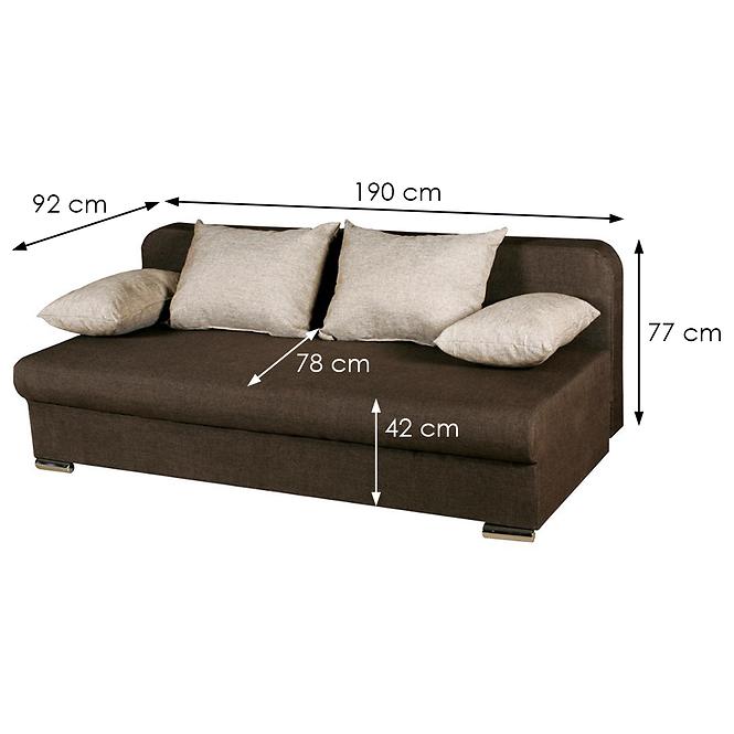 Sofa Leon Alcala 66 braun