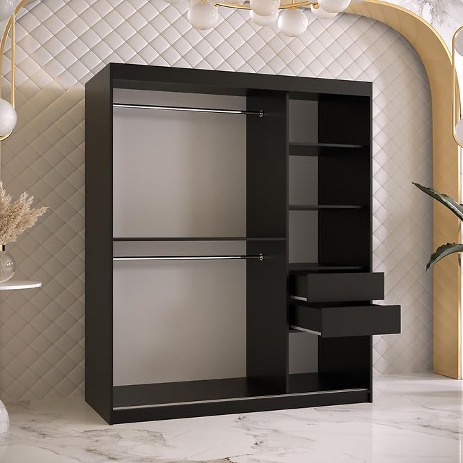 Schrank Lozanna 150 schwarz