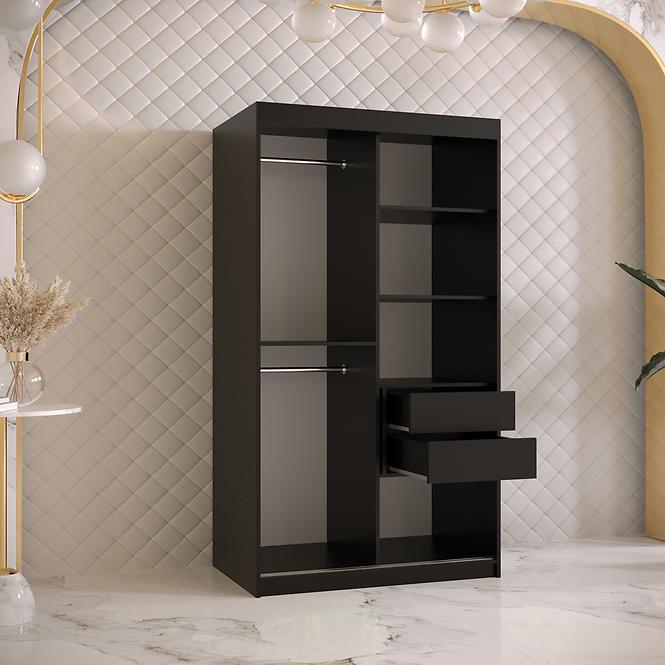 Schrank Flores 100 schwarz