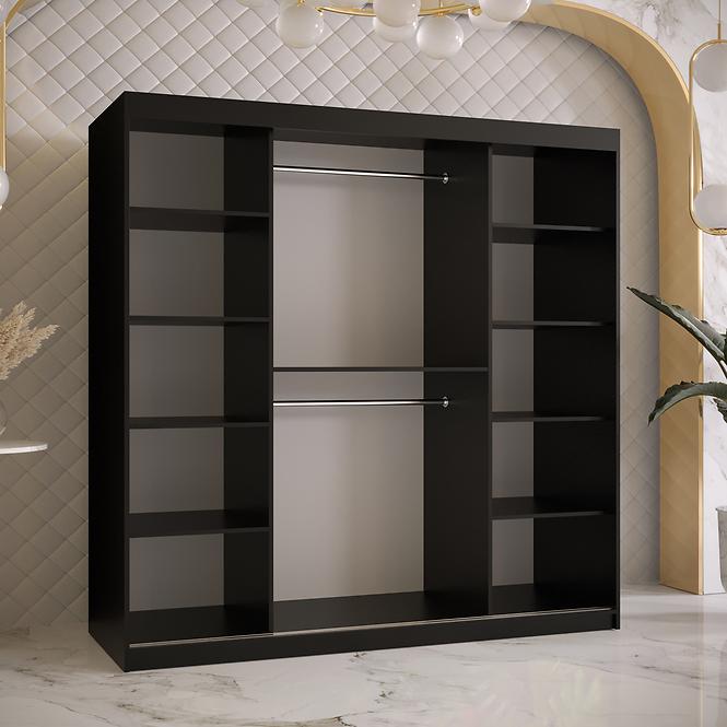 Schrank Flores 180 schwarz