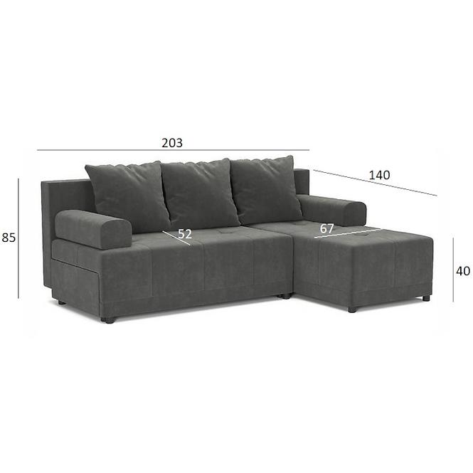 Ecksofa Max nubuk 22