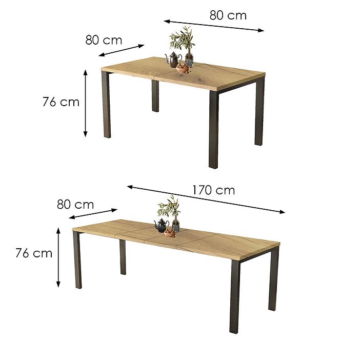 Tisch Garant 170 eiche natura