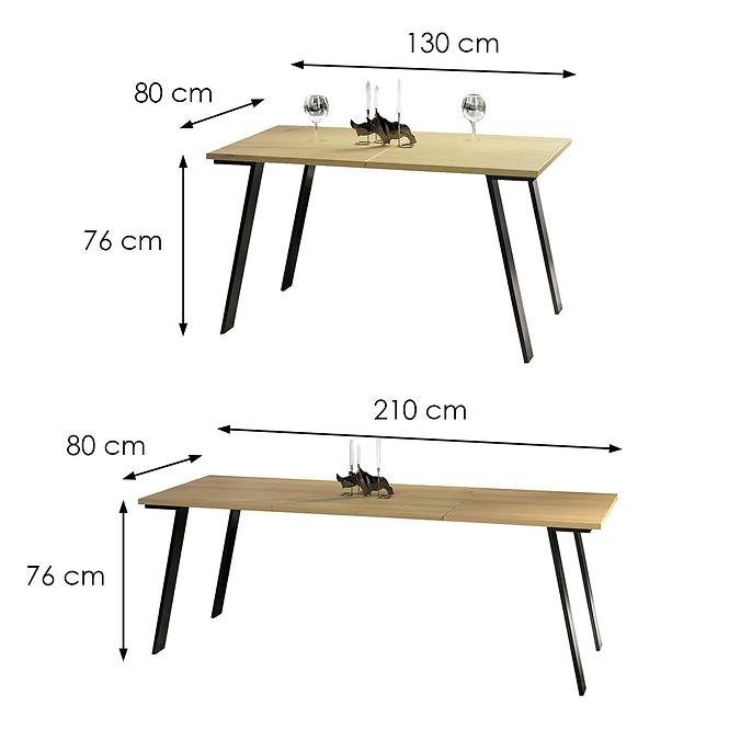 Tisch Liwia 210 eiche natura