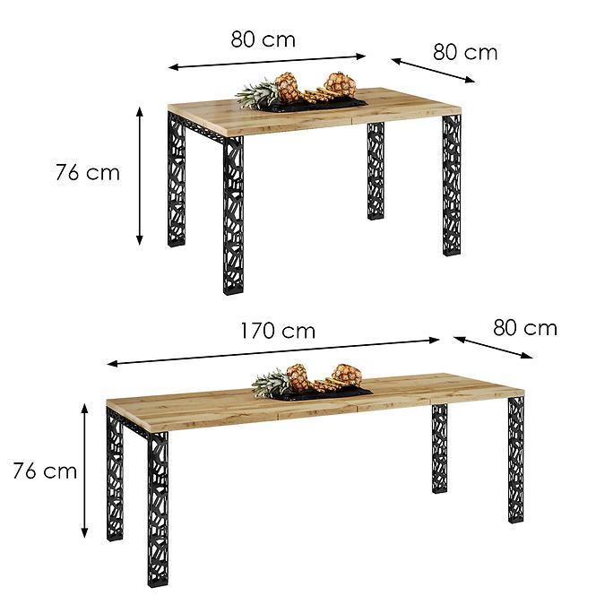 Tisch Mattio 170 eiche wotan