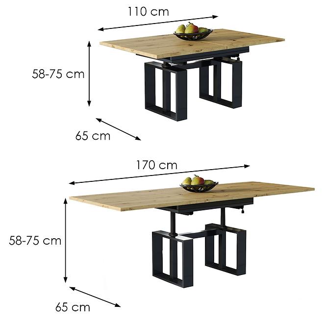 Couchtisch Empoli 170 eiche artisan