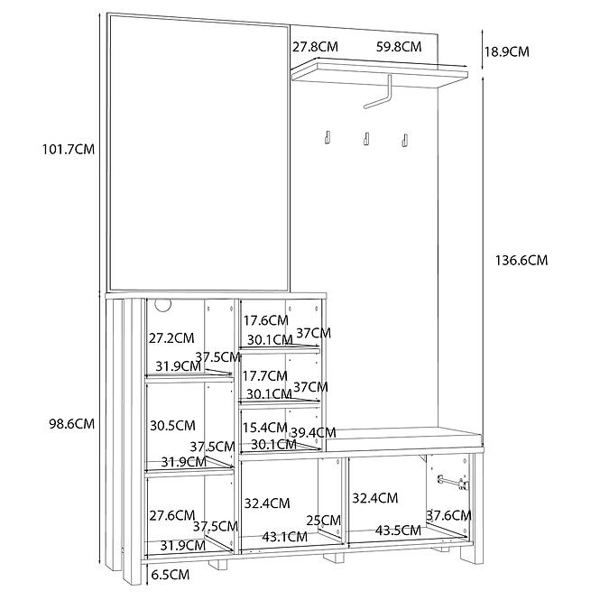 Garderobe Symmach CLFD02L