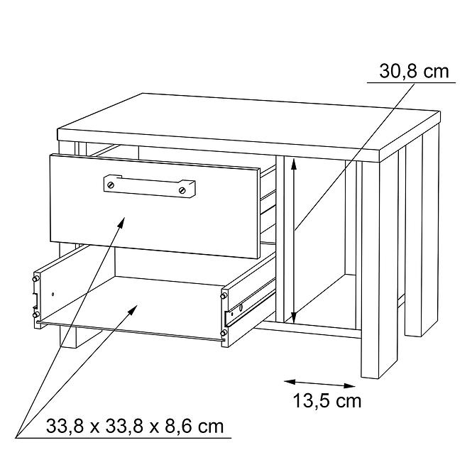 Nachttisch Symmach CLFK021