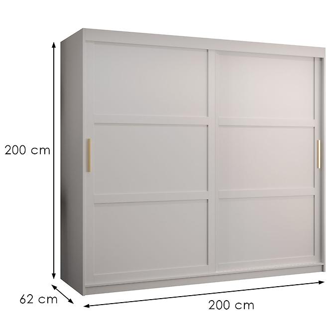 Schrank Amiro 1 200 weiß/weiß