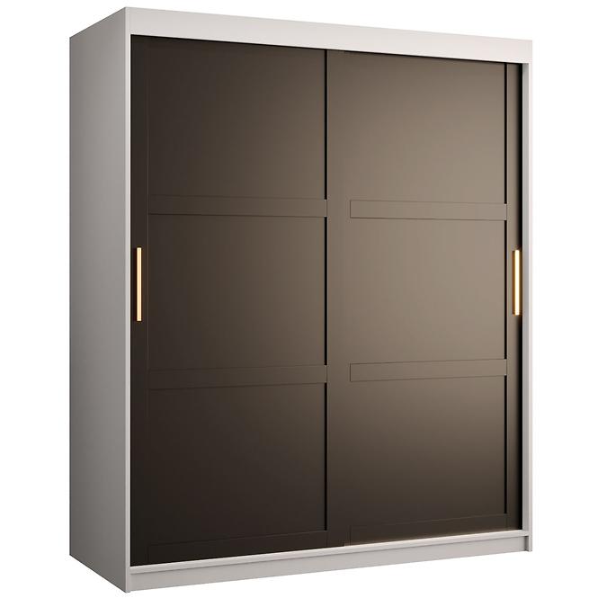 Schrank Amiro 1 150 weiß/schwarz