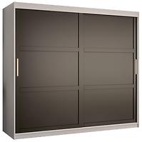 Schrank Amiro 1 200 weiß/schwarz