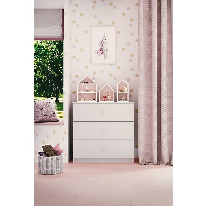 Kinderkommode Babydreams Weiß