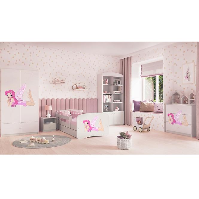 Kinderkommode Babydreams Weiß - Fee 2